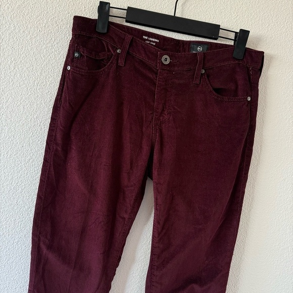Adriano Goldschmied the legging super skinny red corduroy jeans size 27 - Picture 3 of 6